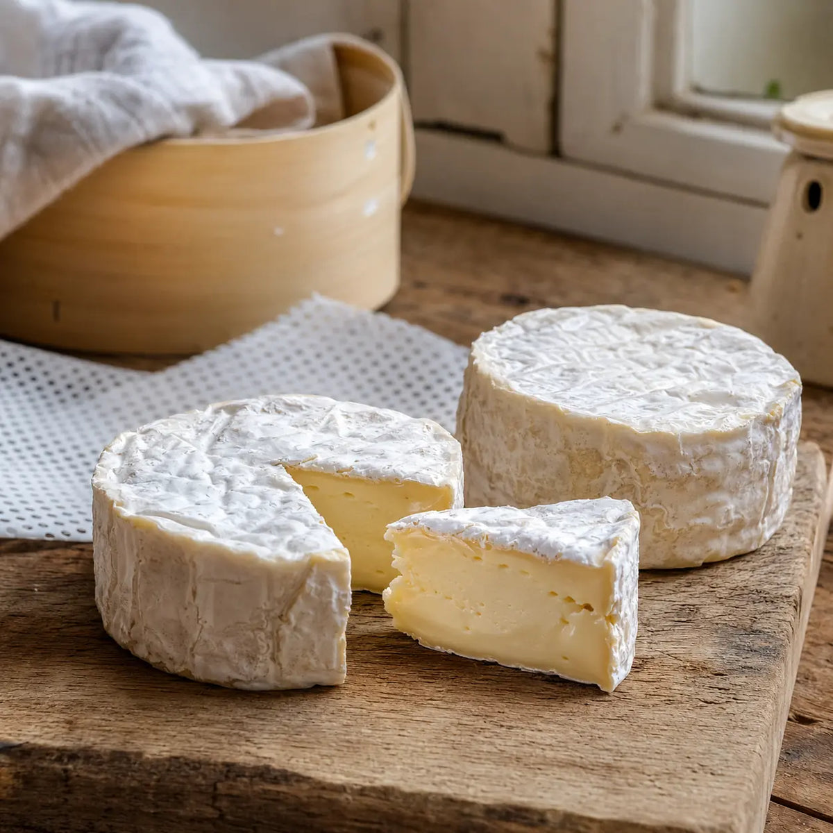 Camembert med hvidskimmel