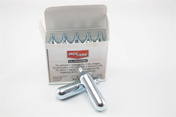 Co2 (kulsyre) patroner 16 gr/stk. 10 stk