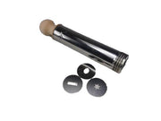 Bollesprøjte / Kagesprøjte med 3 indsatser, aluminium og bøg