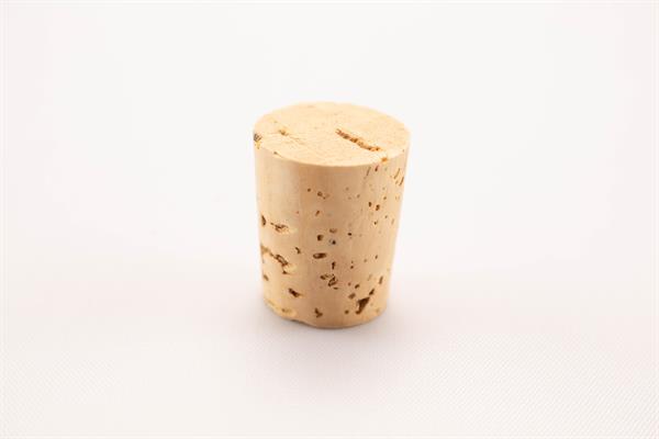Konisk korkprop. Bund; dia 17 mm, Top; dia 21 mm, 1 stk