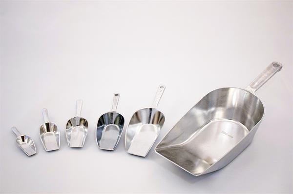 Schaufel aus Aluminium – für Mehl, Räuchermehl und Apfelmaische – 35 cm
