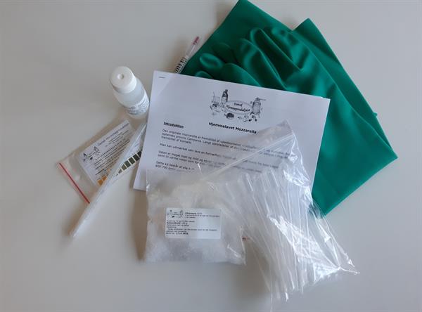 Mozzarella-kit – lav hjemmelavet mozzarella inkl. kraftige gummihandsker (L)