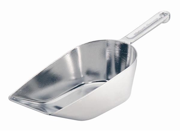 Skovl, aluminium, 35 cm lang, fyldevægt 1,1 liter