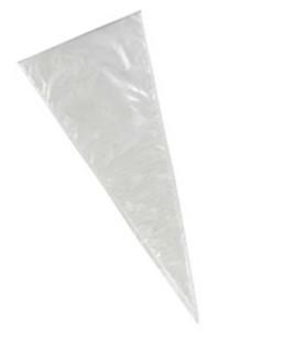 Spidsposer, klar plast, 25 stk