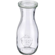 Weck flaske 500 ml – elegant glasflaske med låg til saft, most og juice