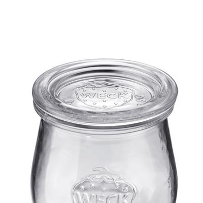 Weck-Glas mit Glasdeckel, tulpenförmig, Durchm. 60 mm, 220 ml