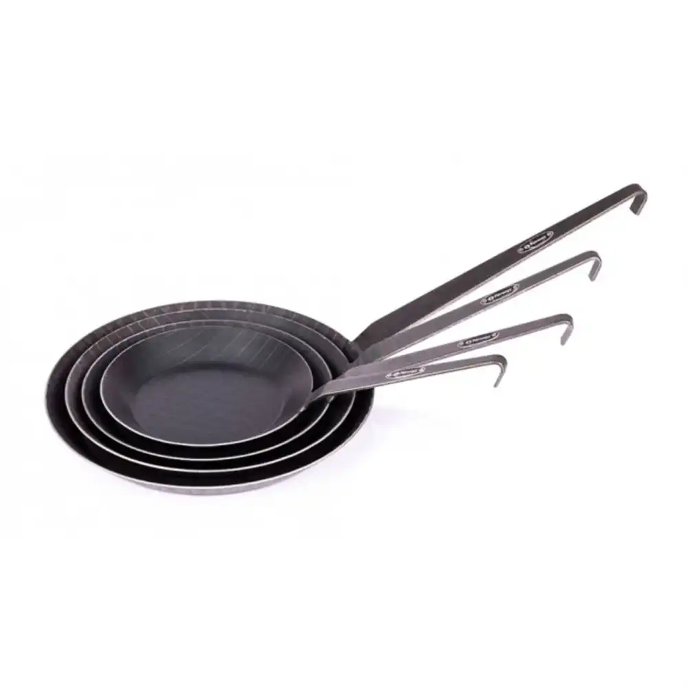 Schmiedeeisenpfanne für Lagerfeuer und Grill – Petromax, 24 cm