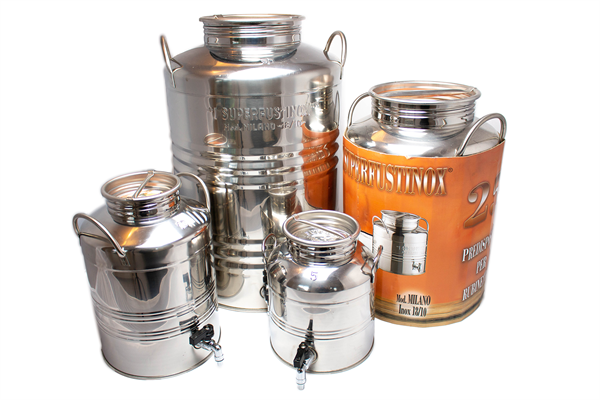 Rustfri ståltank, 25 liter