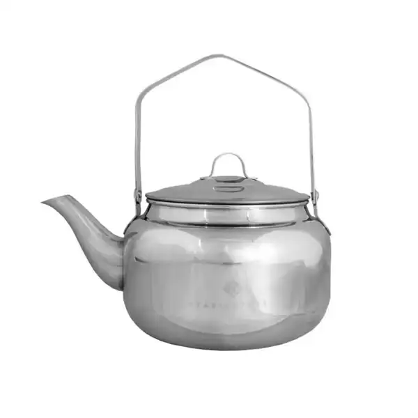 Kaffekande til bålkaffe i rustfrit stål – Stabilotherm, 2 liter