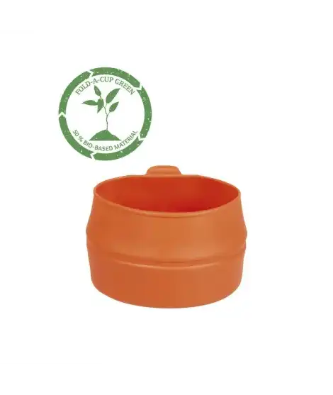 Sammenklappelig foldekop til kaffe og ture – Wildo® Fold-a-Cup, orange 200 ml